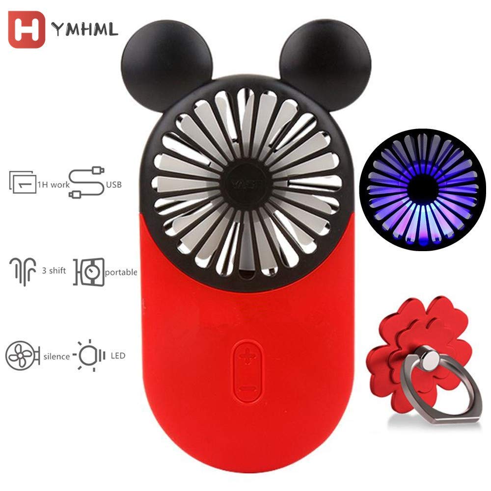 YMHML Cute Personal Mini Fan, Handheld & Portable USB