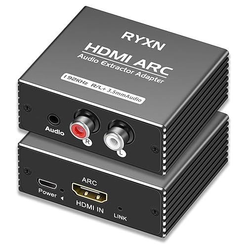 HDMI ARC Audio Extractor 192KHz, HDMI ARC Adapter with Audio