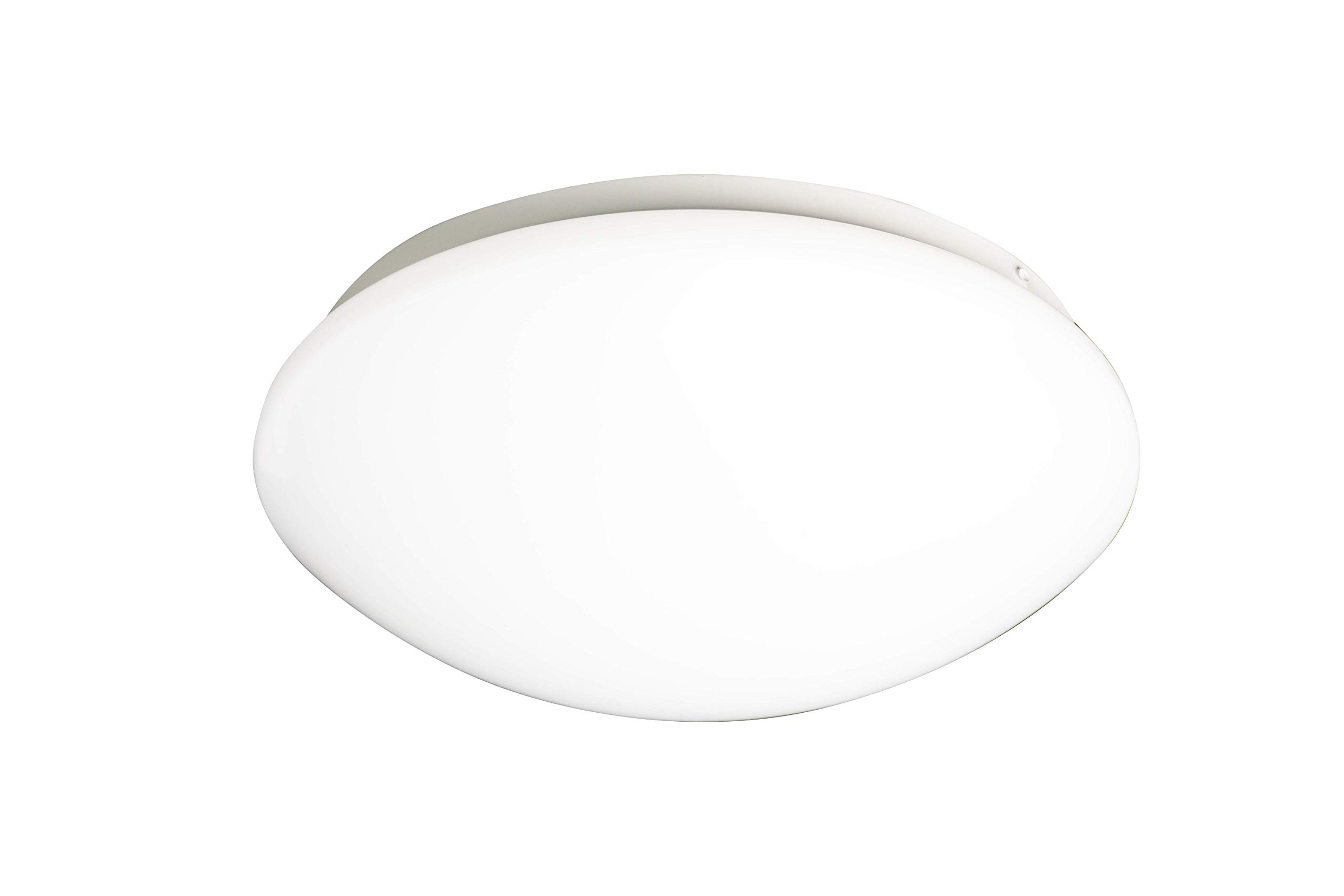 UKEW 12W LED Bathroom Ceiling Light - Round Flush Mount Wall Bulkhead Fitting with IP44 Waterproof and Cool White 4000K - Suitable for Hallway Bedroom Living Room