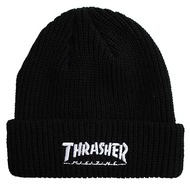 Amazon スラッシャー Thrasher Muglogo 刺繍 アクリル リブ編み Amazon スラッシャー Thrasher Muglogo 刺繍 アクリル リブ編み