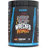 Wrecked Inferno - Thermogenic Pre Workout For Men & Women, Increase Energy, Boost Thermogenesis & Metabolism, Enhance Exercise Performance - Contains L-Citrulline, L-Carnitine, Beta-Alanine & More