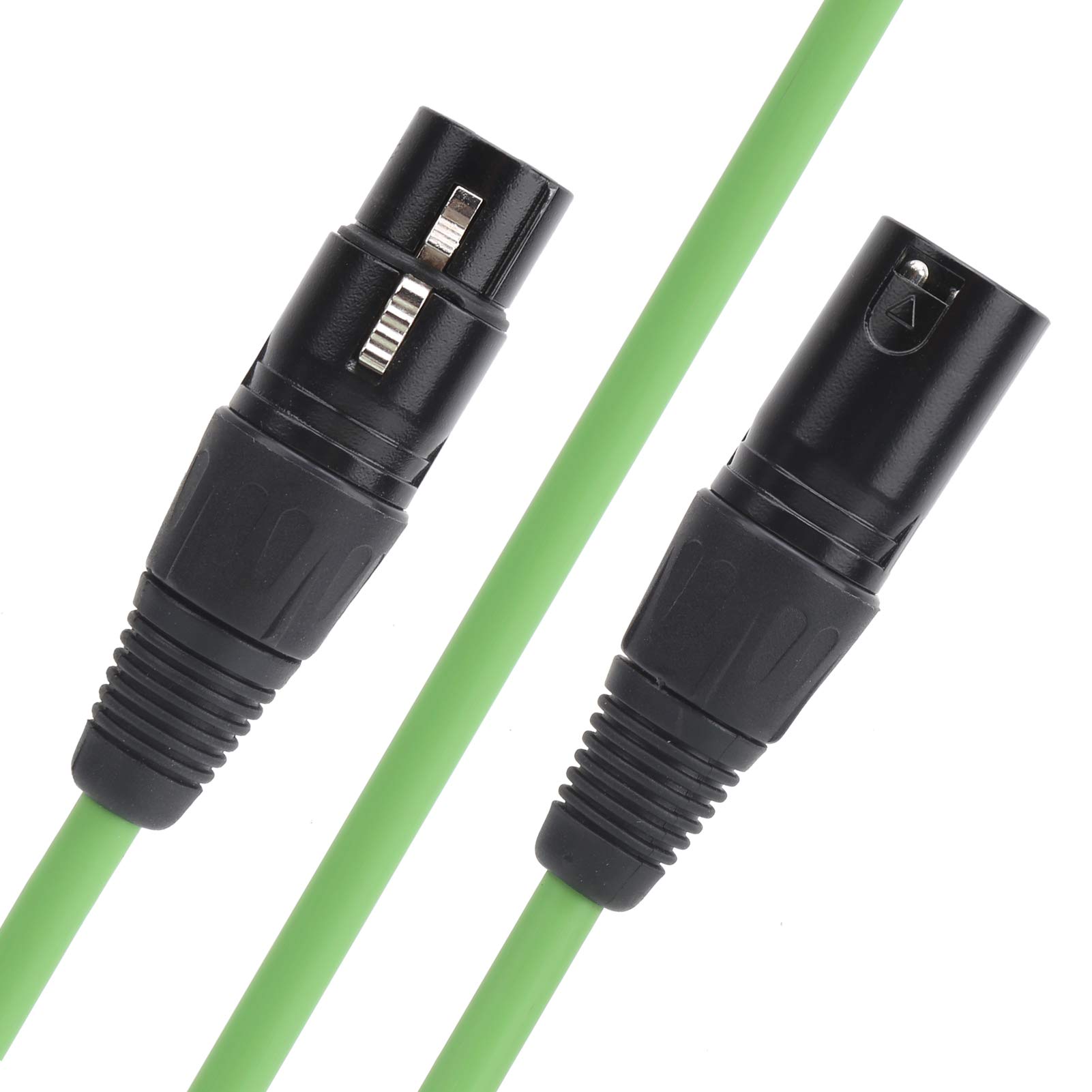 XLR Cable, 3 Meters Copper+Metal+PVC Mic Cable Connector, Soft and Resistant to Bending