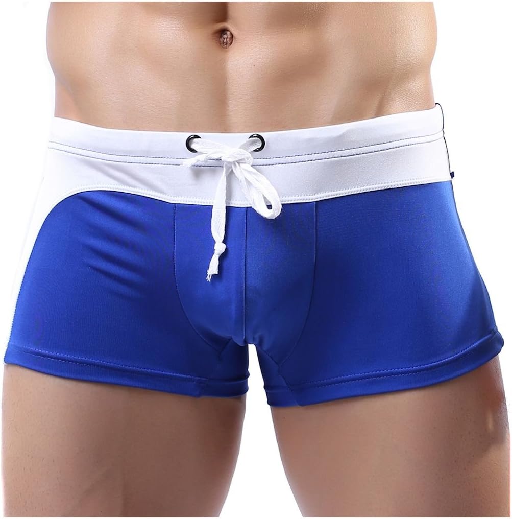 Mens Seobean 007 Aussie Bum Style Swimming Boxer Trunks Shorts