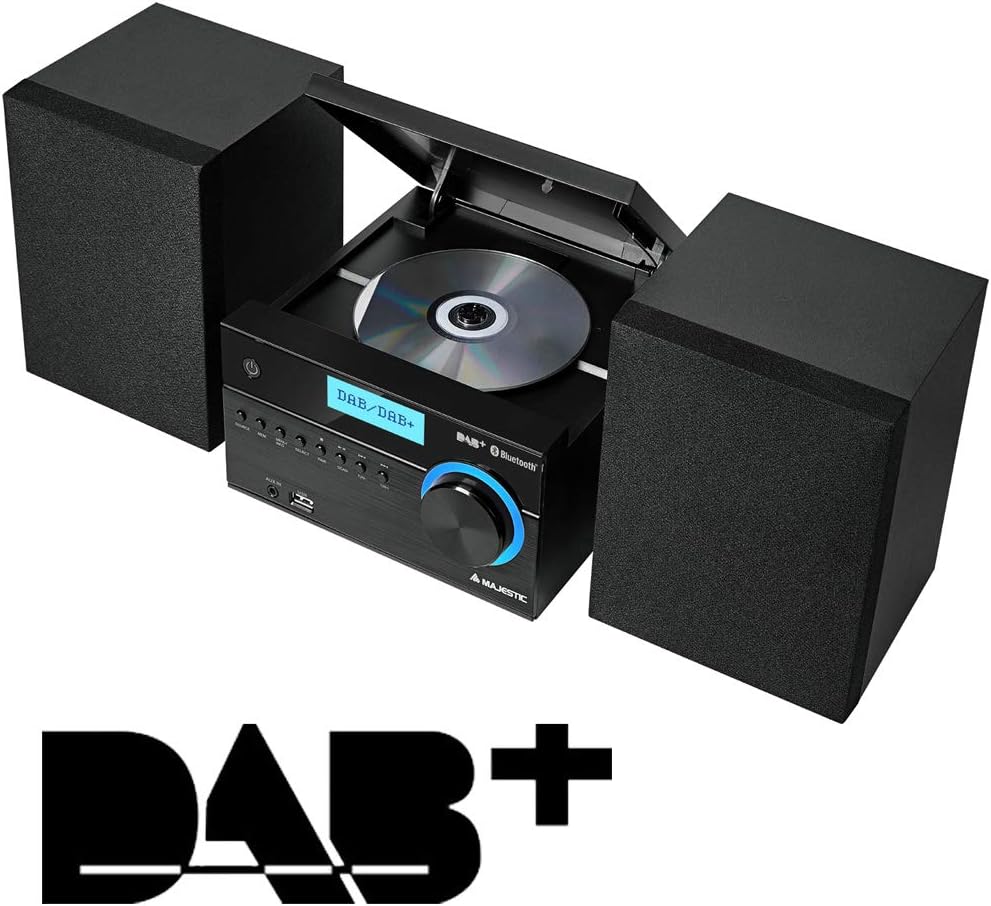 Lettore CD/MP3 Nero Ingresso USB/AUX-IN Sistema Micro Hi-Fi radio  DAB/DAB+/FM telecomando Majestic AH 2350 BT MP3 USB DAB Bluetooth Stereo  compatti Elettronica outlookplanningdevelopment.com.au