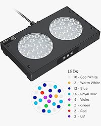 NICREW HyperReef 100 Watts Gen 1 Aquarium LED Reef