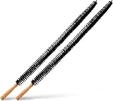 Joeji's Kitchen Radiator Cleaner Brush Set of 2 - Long Flexible Bristles Wooden