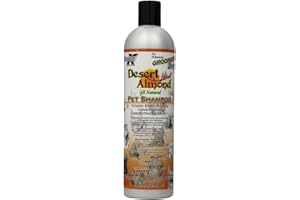 Groomer's Edge Desert Almond Dog and Cat Shampoo, 16-Ounce