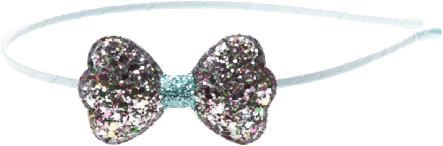 glitter bow headband