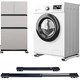 Appliance Rollers Heavy Duty,Max 32in,Second Generation Extendable Appliance Rollers Mobile Washing Machine Base Easily Move 