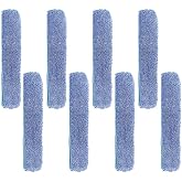 14" Microfiber Window Scrubber Refill - 8 Pack Compatible with MR.SIGA Professional Window Cleaning - Reusable Squeegee Cloth Sleeve