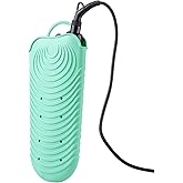ZAXOP Silicone Heat Resistant Holder Mat Pouch for Flat Iron,Curling Iron,Hot Hair Tools (mintgreen)