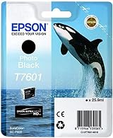 Epson T760140 Killer Whale T7601 Photo Black Ink Cartridge Genuine