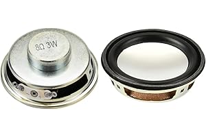 Fielect DIY Magnetic Speaker 3W 8 Ohm 50mm Diameter Round Shape Replacement Loudspeaker 1pcs
