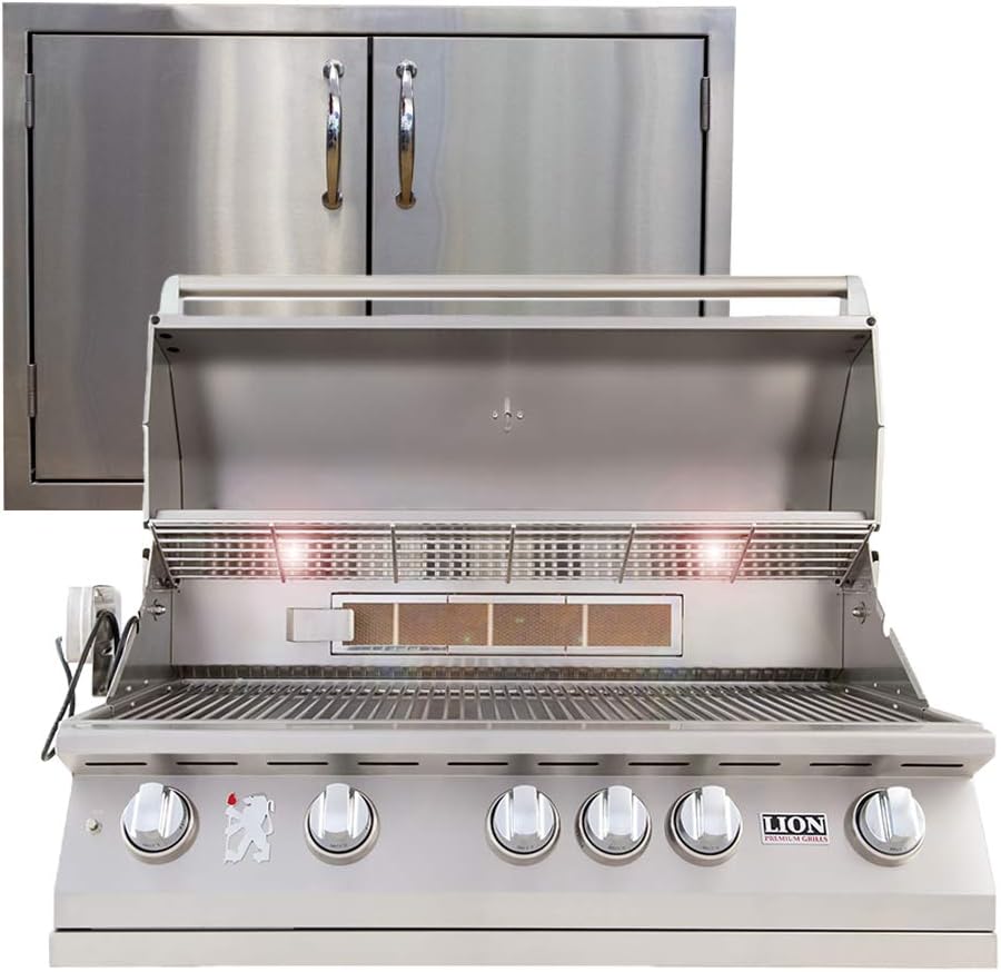 Review Lion Premium Grills 40″ Natural Gas Grill L90000 with Made in