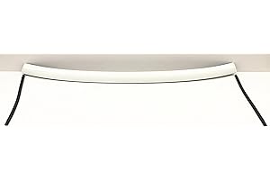 NAGD Front Windshield Molding White Color Top Pillar with Side Molding Compatible with Toyota FJ Cruiser 2007-2014 Models