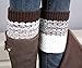 OVERMAL 2016 Jacquard Knitted Leg Warmers Socks Boot Cover