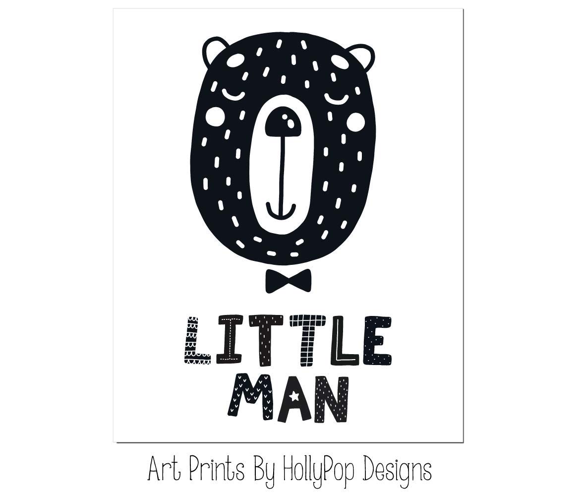 black and white nursery prints