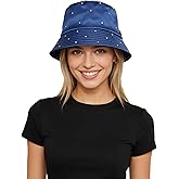 Women Bling Bucket Hat Silky Satin Shiny Rhinestone Bucket Sun Hat Packable Summer Outdoor Fishing Caps for Travel Beach