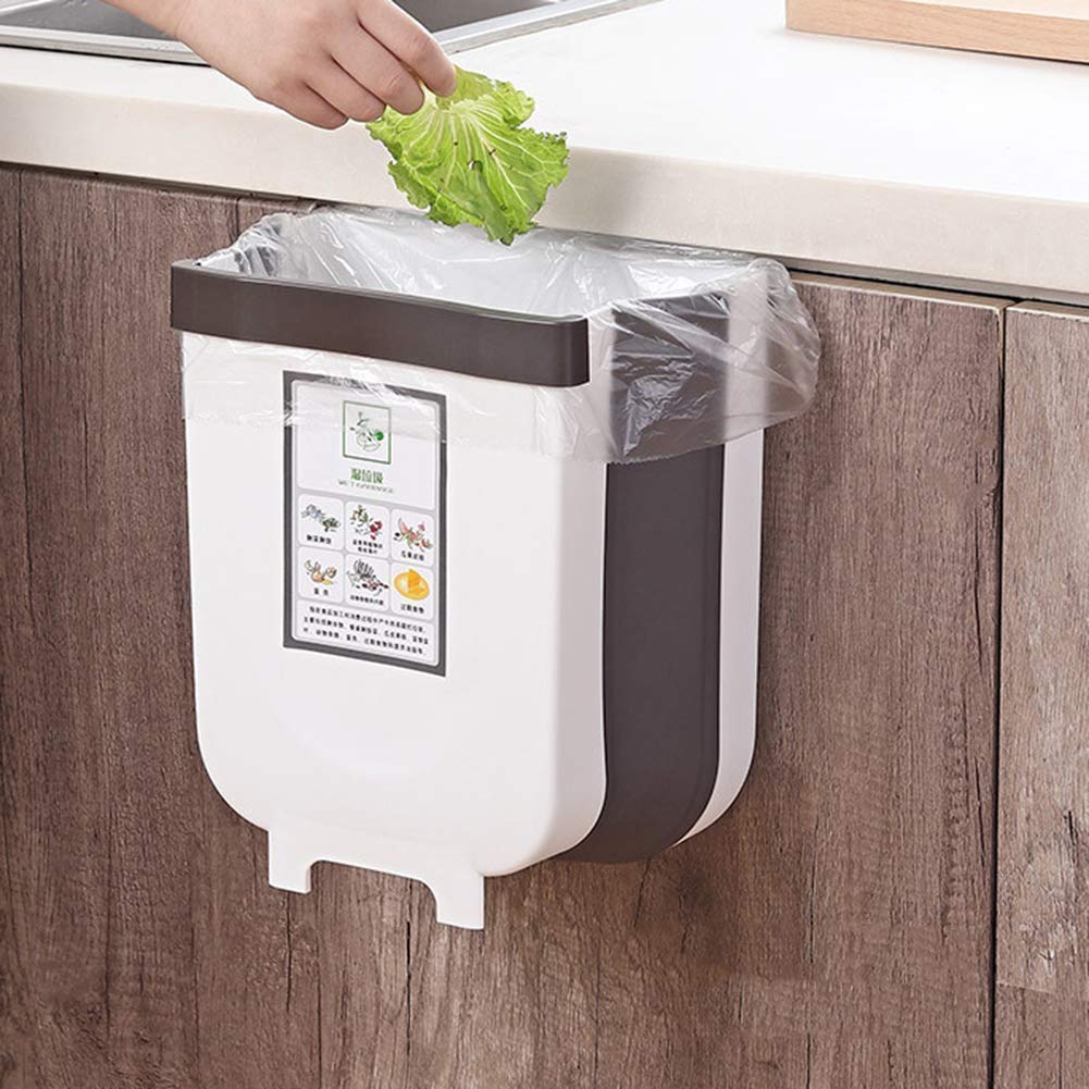 KN Enterprise® Folding Dustbin Trash Can Kitchen Dustbin for