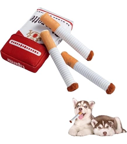 Cigarette Dog Toy Marlboro, Dog Toy Cigarette Pack, Dog Cigarette Toy,  Interactive Cigarettes Dog Toy, Pet Cigarette Toy, Suitable for Puppies,  Small and Medium Dogs (1pc) : Amazon.ca: Pet Supplies