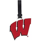 Desert Cactus University of Wisconsin Luggage Tag – Official UW Badgers Travel ID Tag for Suitcases, Bags, and Carry-Ons (PVC - Design A)