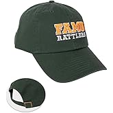 Desert Cactus Florida A&M University Baseball Hat FAMU Rattlers Brimmed Embroidered Cap Adjustable Cloth Strap Adult (Style B) Green