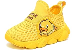 B.DUCK BABY B.Duck Toddler Boys Girls Sneakers Kids Slip on Walking Tennis Shoes Lightweight