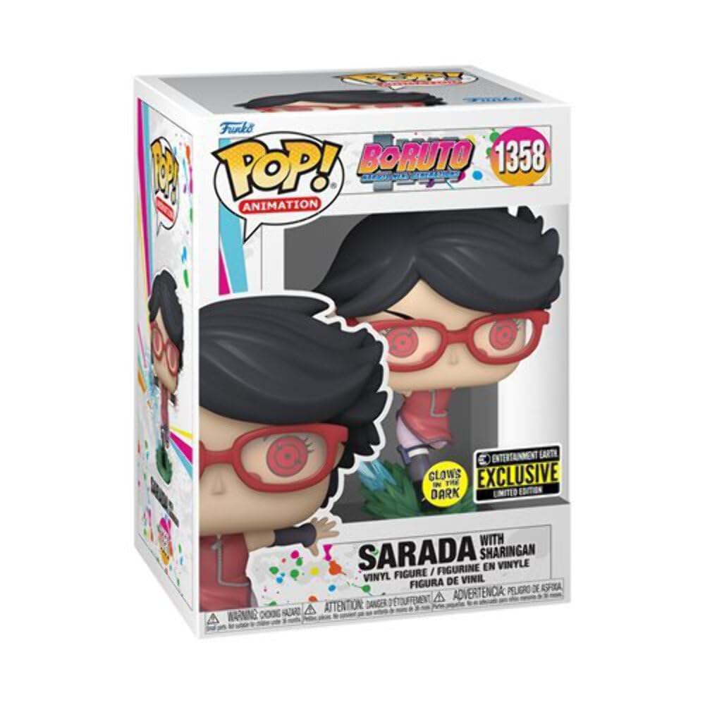 Pop! Animation: Boruto - Sarada with Sharingan (Glow in The Dark Exclusive)
