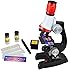 100x 400x 1200x Junior Mikroskop Kit mit Integrierte LED-elektrische Beleuchtung for Sch&uuml;ler und Kinder