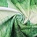 Banana Leaf Bathroom Shower Curtain Green Banana Palm Leaves Shower Curtains with 12 Hooks, Durable Bath Curtain Waterproof Bathroom Curtain
