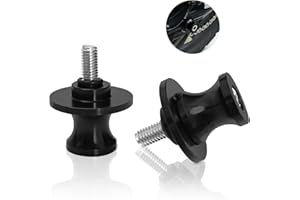 2Pcs 8mm Motorcycle Universal Swing Arm Sliders Spools CNC Swing Arm Stand Screw