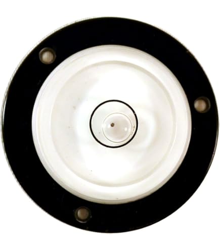 Grand Niveau à Bulle Rond Avec Boîtier En Aluminium (80x62x15 Mm