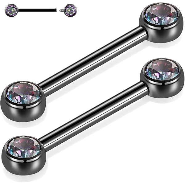 Lcolyoli 12-16Pcs 16G 14G Surgical Steel Tongue Ring Zambia