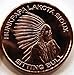 1 Oz Copper Round Sitting Bull Design