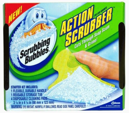 Scrubbing Bubbles Action Scrubber Soap Scum Starter Kit (Pack of 6)