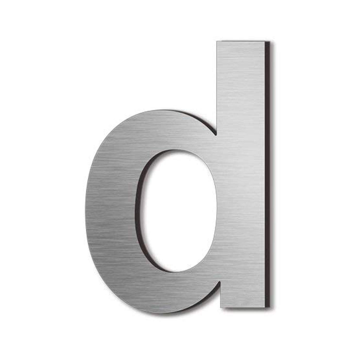 nanlyiau house numbers height 7.5cm Used for mailbox door house street made of solid Stainless Steel SUS304 adhesive(4in number d)