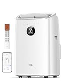 DREO Portable Air Conditioners, 8000 BTU ASHRAE (5000 BTU DOE) Smart AC Unit for Bedroom with Drainage-free Cooling, 45dB Quiet, APP/Voice/Remote, Portable AC for Room Indoors, AC318S