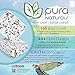 Pura Naturals Body Wash Sponge Fight Acne w/ Charcoal & Tea Tree. Soap-Infused, Deep Cleansing Buffs Replace Exfoliant, Washcloths & Loofah. No Chemicals/Abrasives (3-Pack Activated Charcoal Tea Tree)