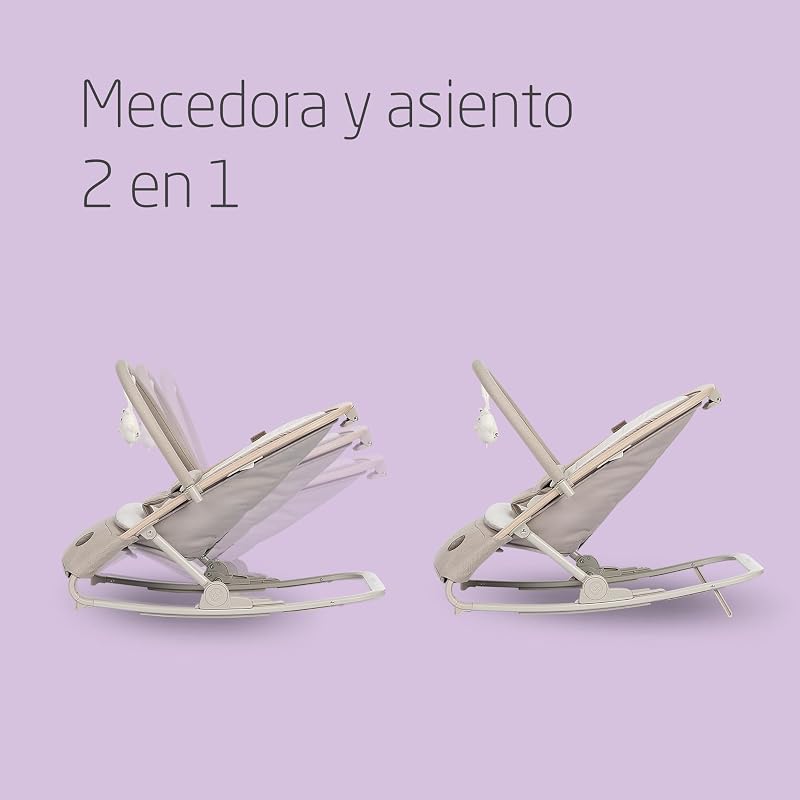 Kori Hamaca Bebé 2 en 1, Arco de Juegos, 0-15 kg, Classic Beige