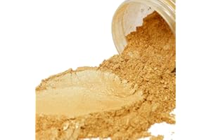 FIREDOTS Old Royal Gold Mica Powder - 100 Grams - Epoxy Resin Color Pigment - Metallic Gold Mica Powder for Epoxy Resin - Gold Epoxy Pigment Powder - Epoxy Color Pigment - Epoxy Resin Pigment