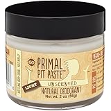 Primal Pit Paste Light Natural Deodorant, Aluminum Free, Paraben Free, No Added Fragrances &hellip;