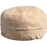 BCU Big Bean Bag Cover Inner Lining for Filler Beanbag Beans Storage Reusable Washable, 6FT