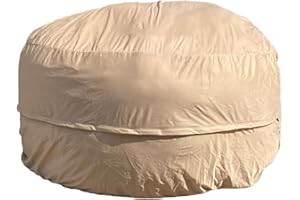 BCU Giant Bean Bag Cover Inner Lining for EPP EPS Beanbag Beans Storage Reusable Washable, 5FT