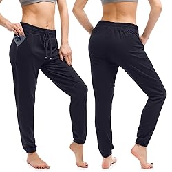 Walifrey Womens Joggers with Pockets, Drawstring
