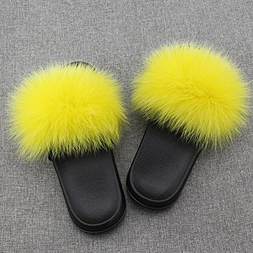 fur flip flops amazon
