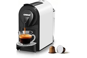 CHULUX Mini Espresso Pod Machine for NS Original Capsule, 20 Bar Single Serve Espresso Coffee Maker, 1400W
