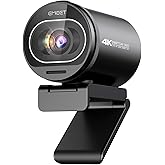 EMEET S600 4K Webcam for Streaming - Sony 1/2.55'' Sensor, PDAF Autofocus, 1080P@60FPS, 2 Noise Reduction Mics, Built-in Privacy Cover, 73° FOV, Streaming Camera for Live Commerce/Gaming/Beauty