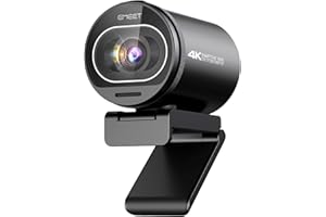 EMEET S600 4K Webcam for Streaming - Sony 1/2.5'' Sensor, PDAF Autofocus, 1080P@60FPS, 2 Noise Reduction Mics, Built-in Priva