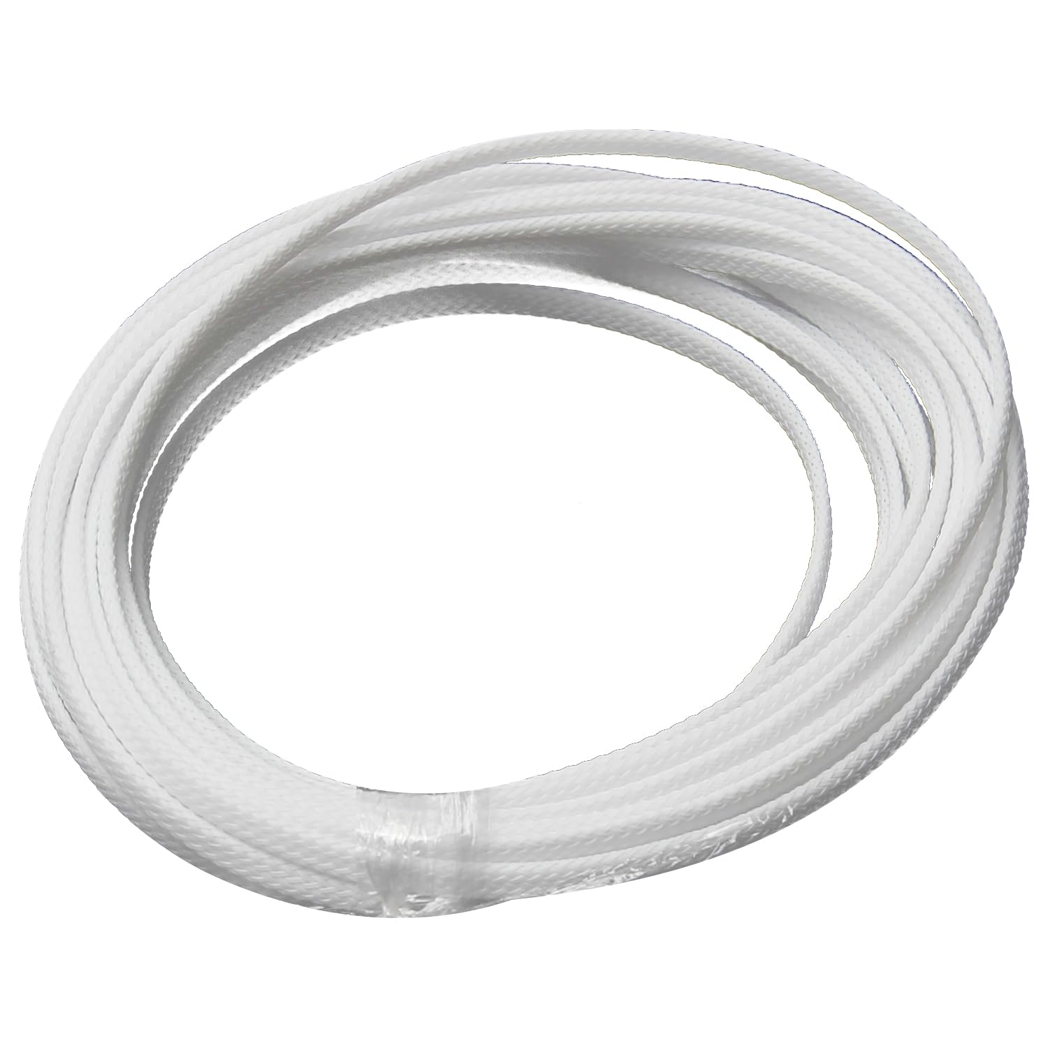 Othmro Cable Management Sleeve, 5m White Cable Tidy Sleeve, Diameter 4mm, Cord Protector, Braided Cable Organizers for Office Cord, Insulation Protection, 1 Pc — image 1