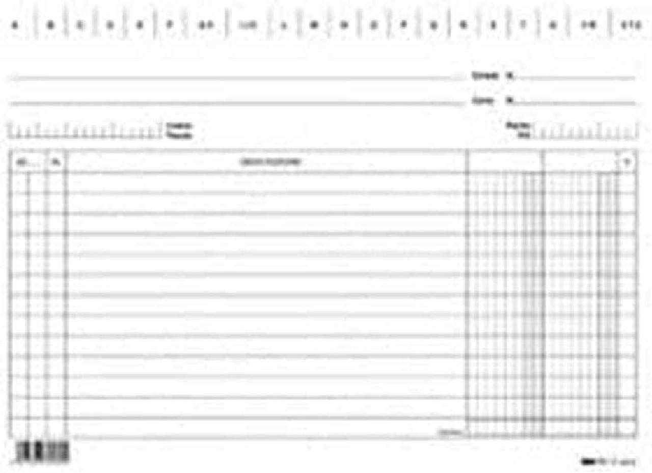 Edipro E3253VE 100 2-Column Cards Green F.to 15 x 21